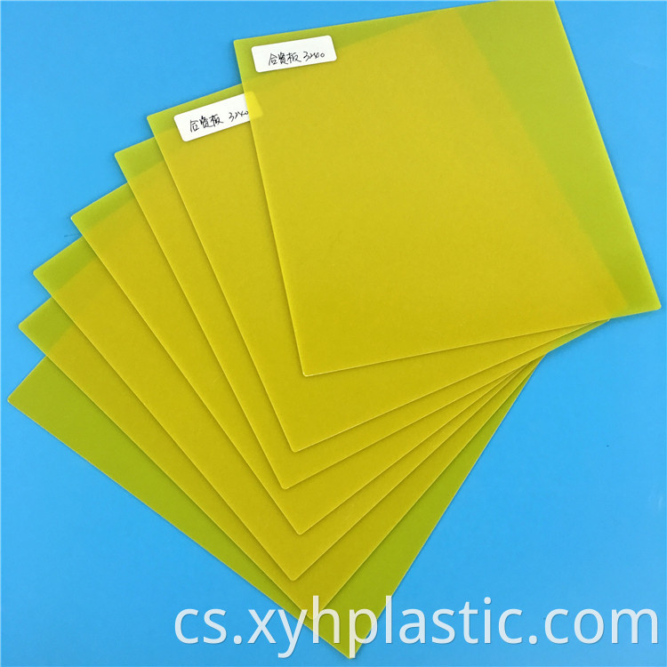 Yellow Epoxy Plate